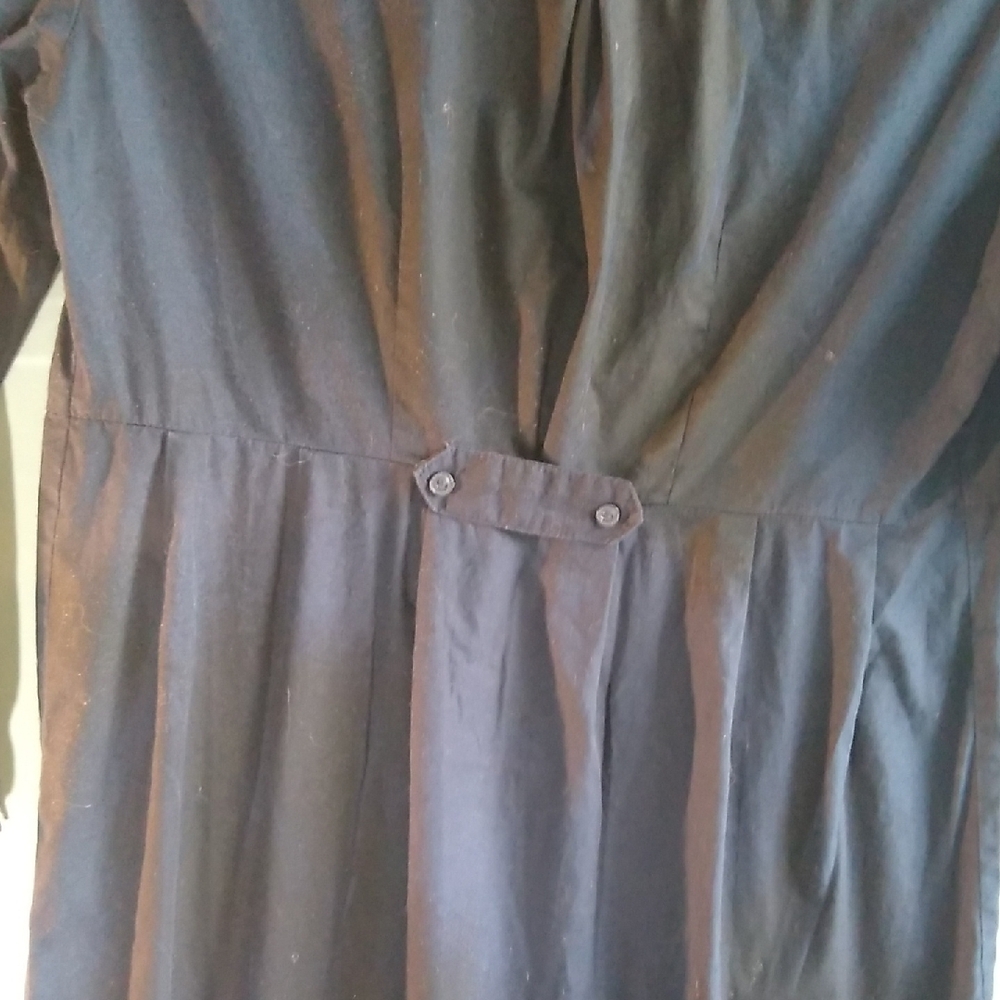 H&M Junior SZ 2 100% Cotton Navy Dress - Picture 5 of 14